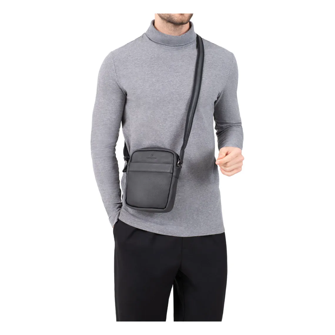 3 Suisses Dirk Grey Difference Bag