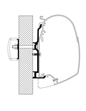adaptateur de stores burstner 3,5 m - thule