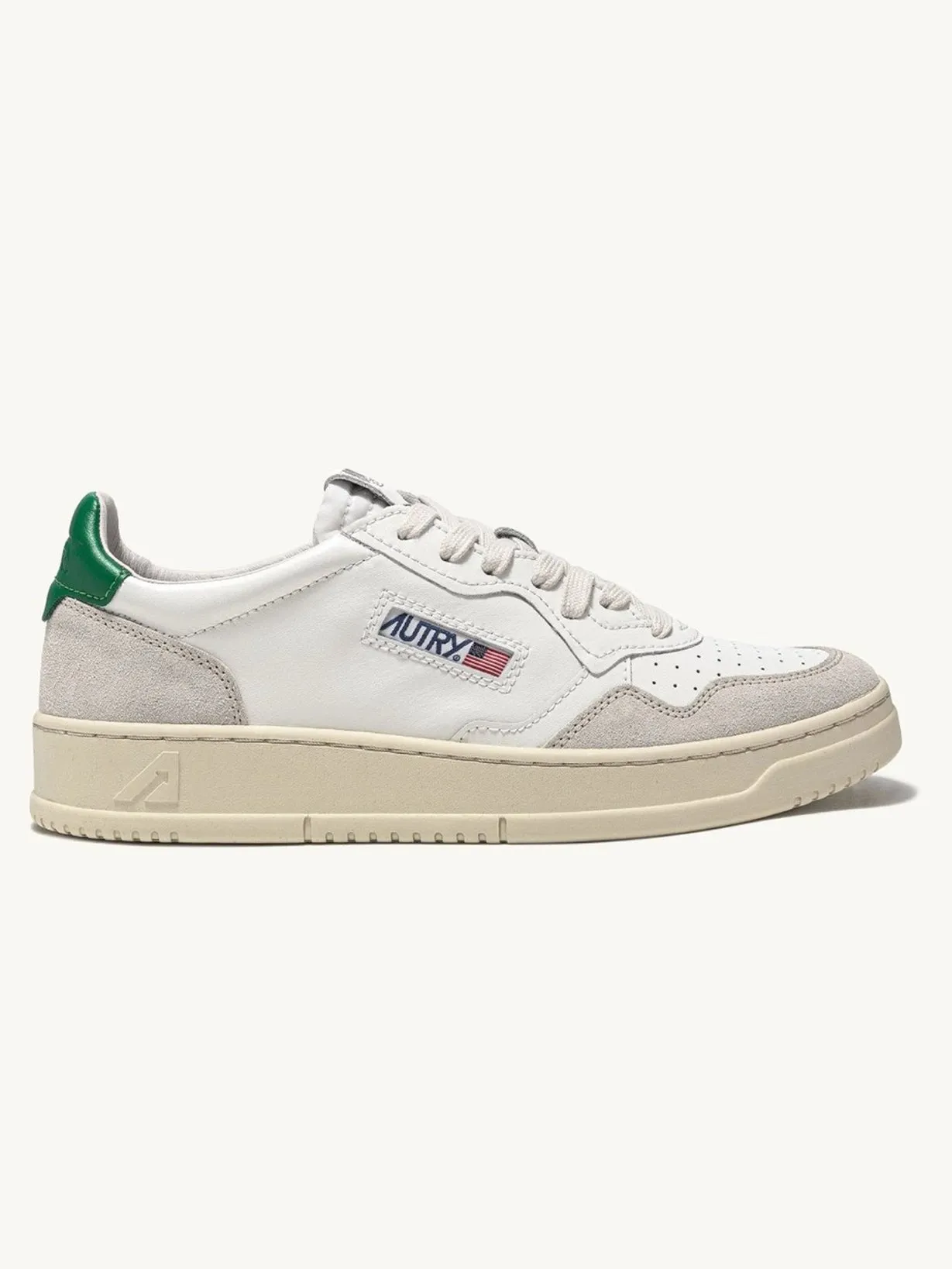 Autry 01 - Sneakers Low Leather/Suede - White/Amazon
