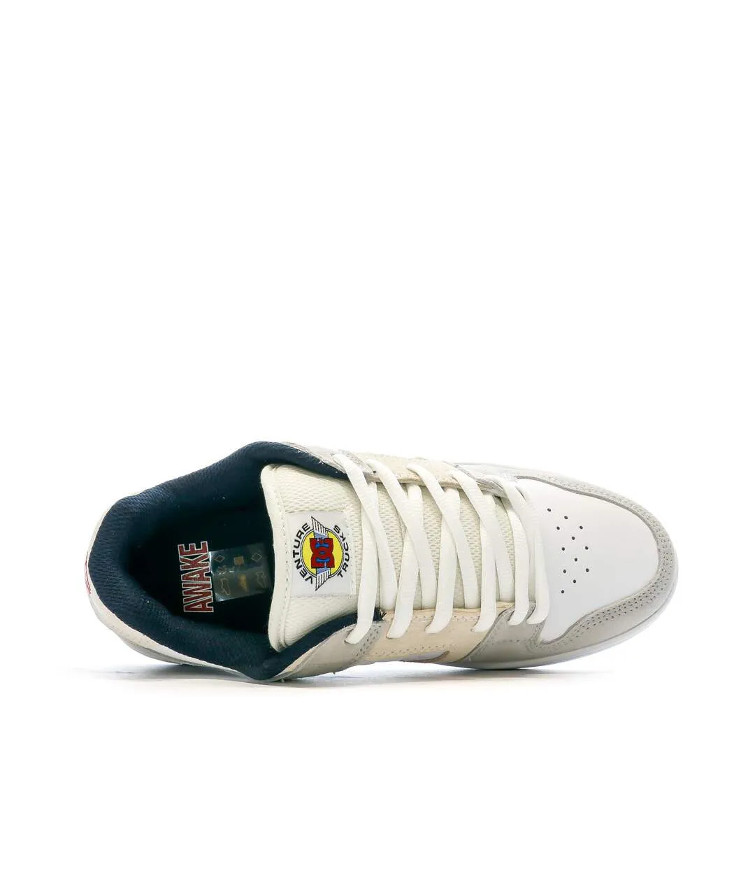 White/Beige Men's DC Shoes Manteca 4 Sneakers.