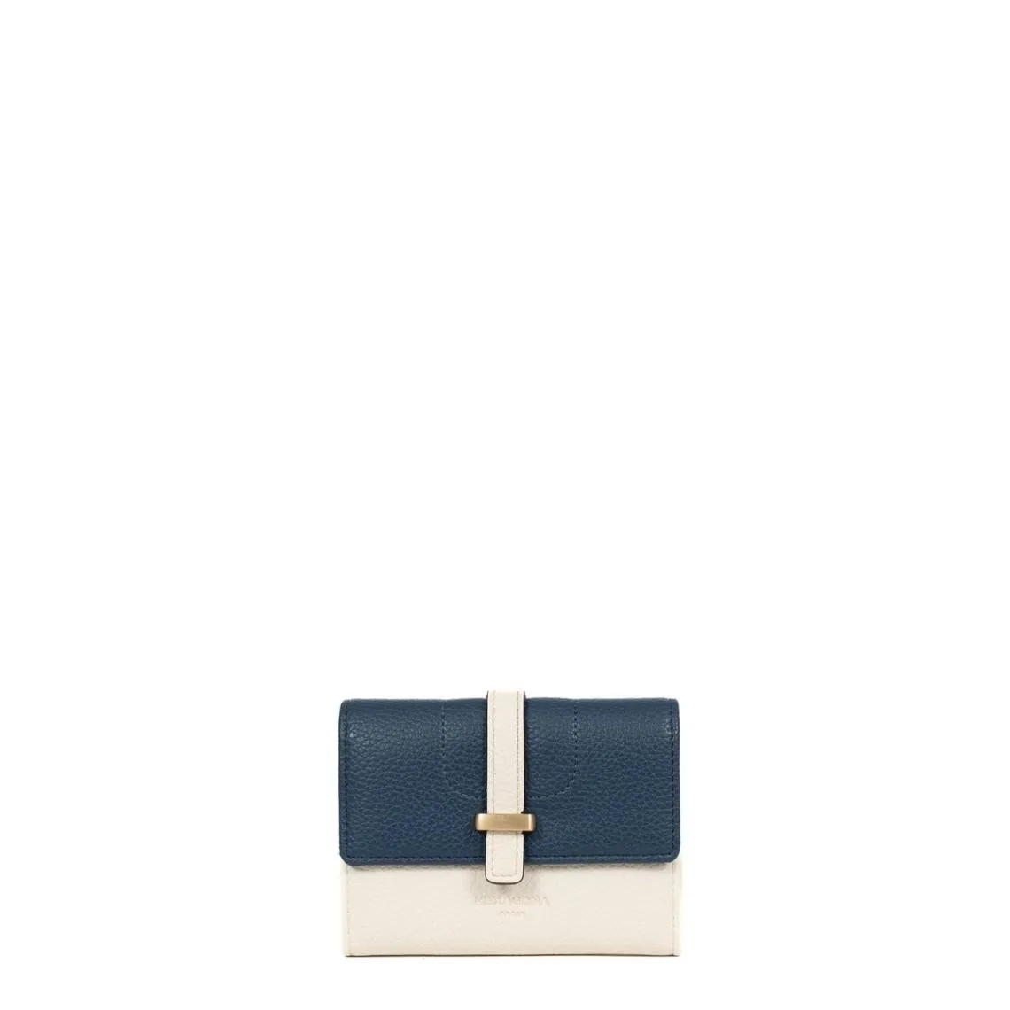 BETTY Ivory/Navy Blue Lilac Wallet | 3 Suisses