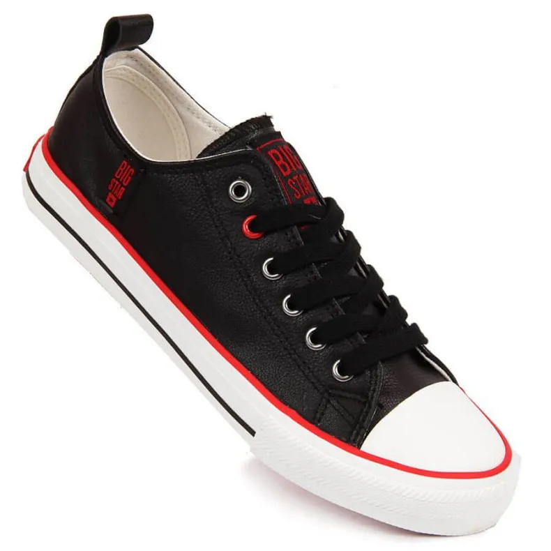 Big Star W JJ274129 Noir Low Trainers
