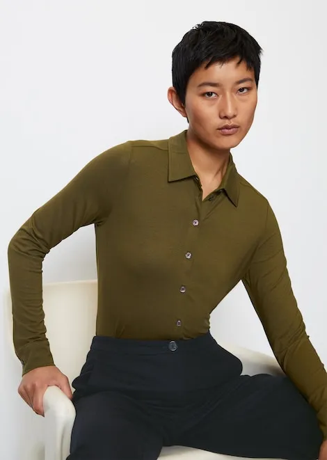 Blouse en jersey - Marc O'Polo Produit Luxe Luxymind : votre shopping luxe
