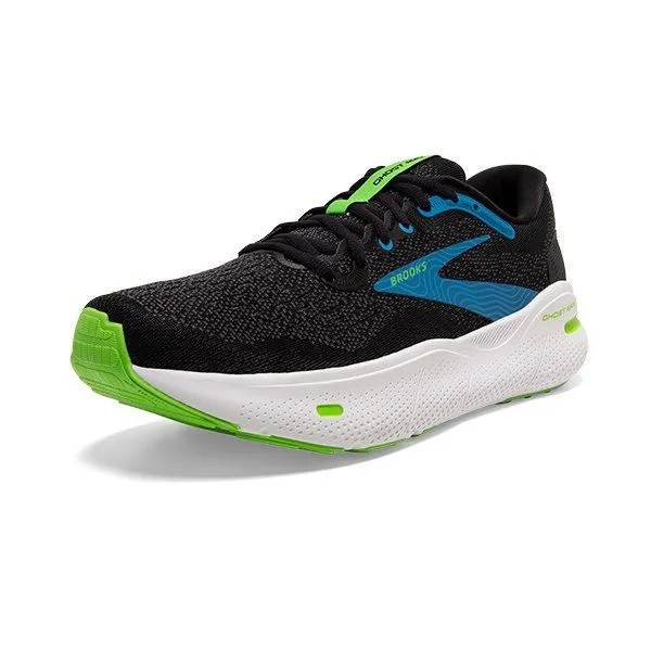 BROOKS GHOST MAX D Homme BLACK/ATOMIC BLUE/JASMINE 49.5
