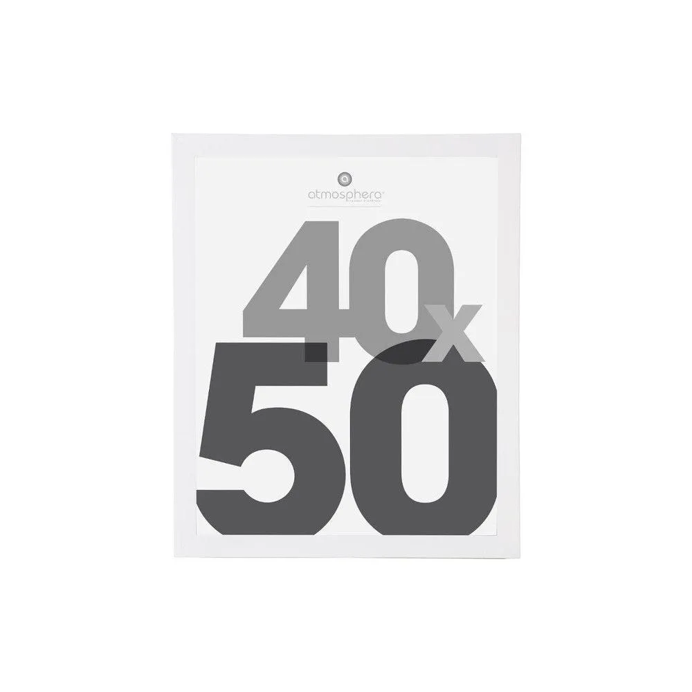 Cadre photo blanc pour photo 40x50cm