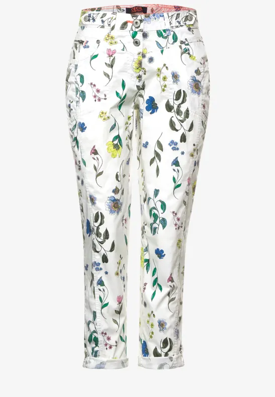 CECIL Pantalon casual fit avec imprimé  - Style NEW YORK
