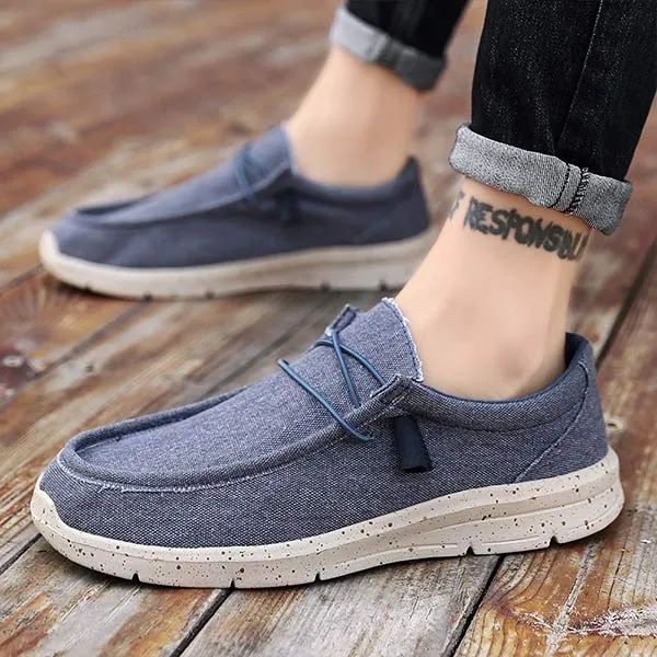 Chaussure Année 2000 Mocassins en Toile Ultime Classique