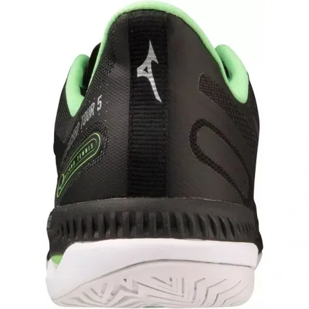 Chaussure Mizuno Wave Exceed Tour 5 Toutes Surfaces Noir