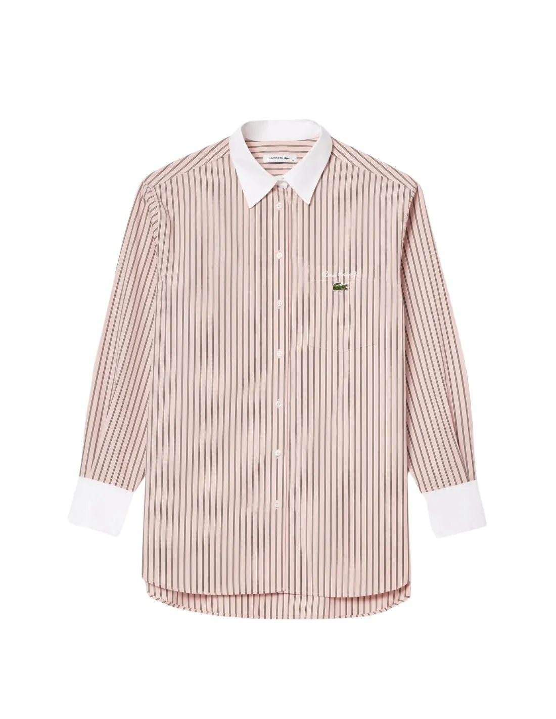 Chemise femme Lacoste Ref 62602 IS0 Rose
