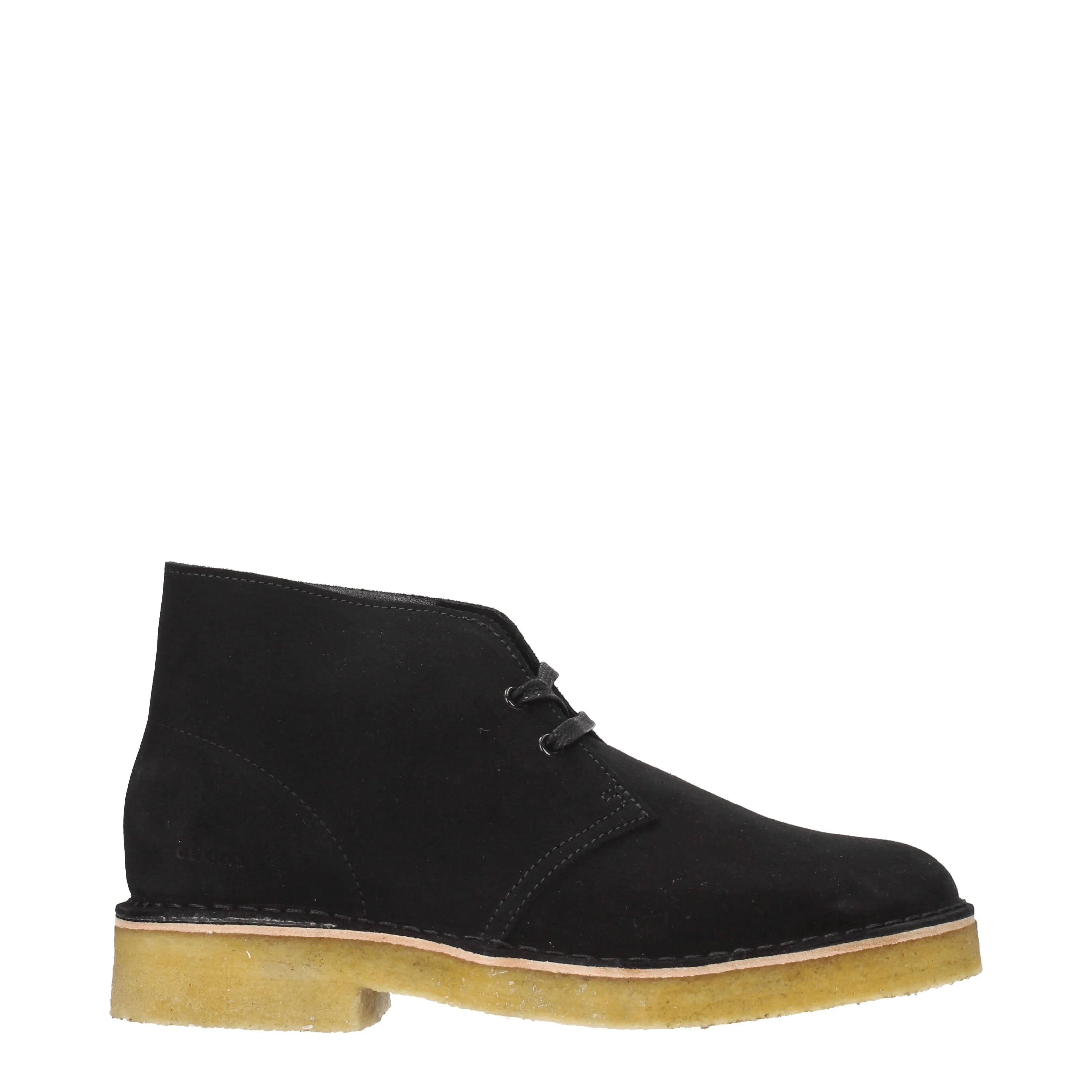 Clarks bottes hommes en daim noir