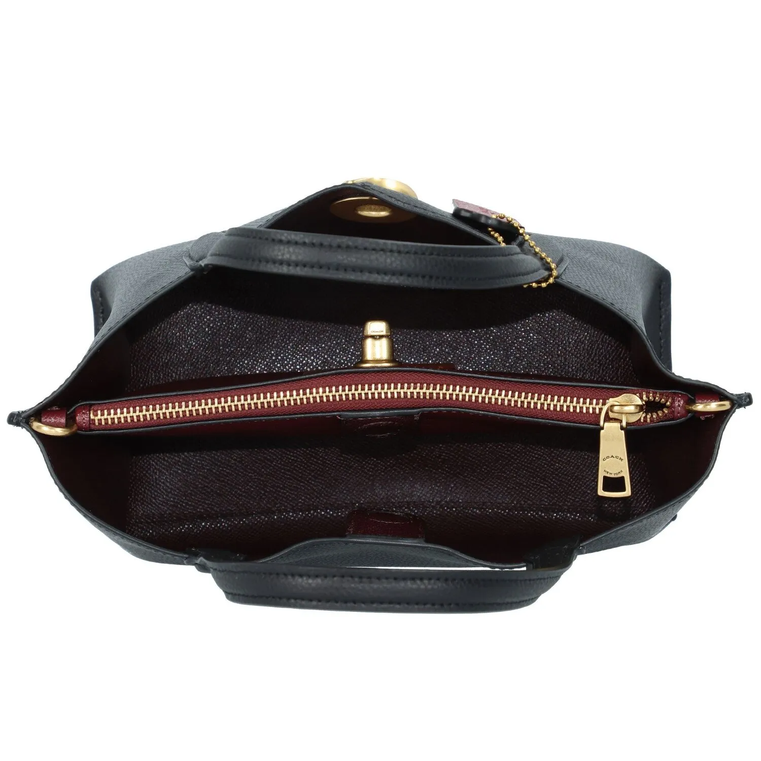 Coach Sac à main en cuir 24 cm