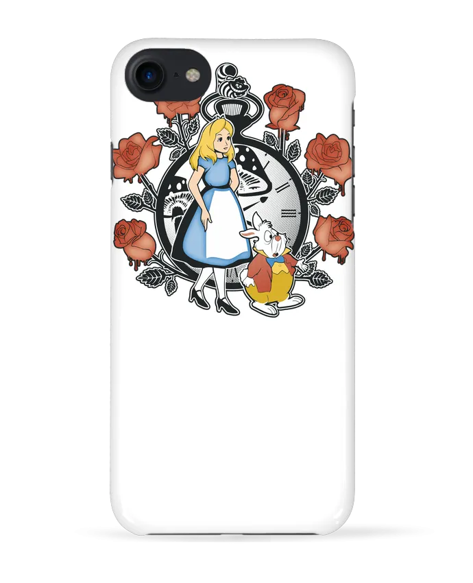 COQUE 3D Iphone 7 Time for Wonderland de Kempo24