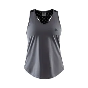 Craft Women's Sportswear | Lightweight and Comfortable Running Tank Top Craft ADV Charge Perforated Singlet W Granite/Black