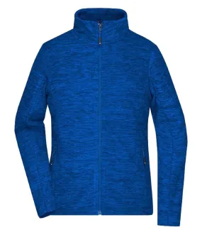 Fleece Zip Jacket - Women - JN769 - Royal Blue Blend