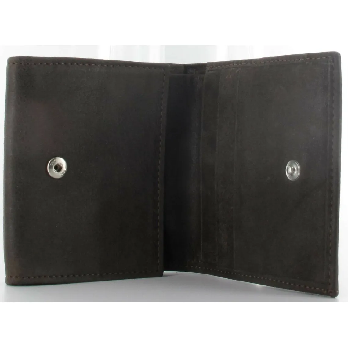 Folding Wallet - Chestnut Cowhide Leather | 3 Suisses