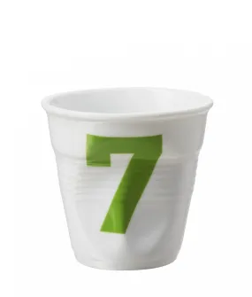 Gobelet froissé Espresso Revol 8 cl chiffre 7