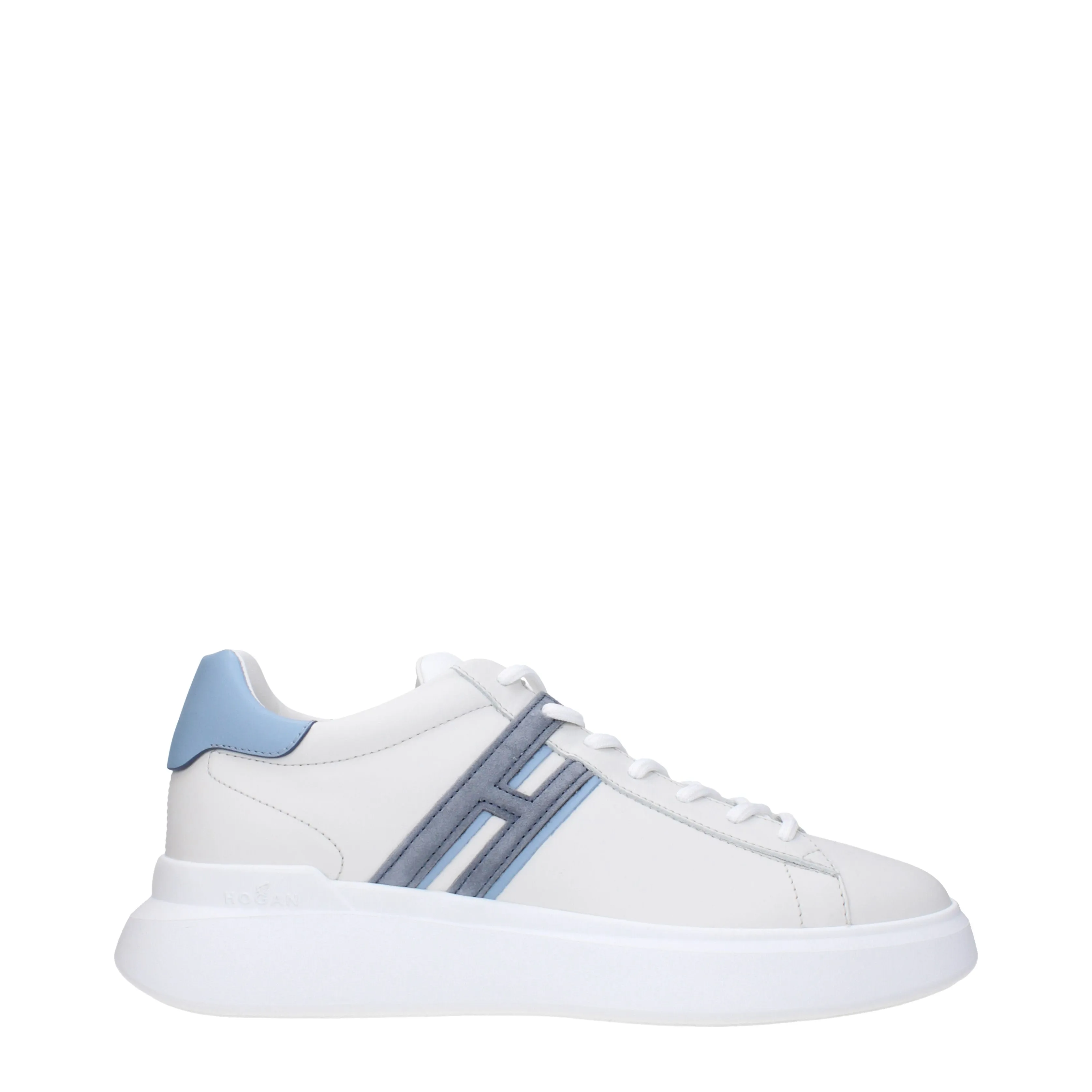Hogan Sneakers H580 Memory Foam Man Homme en cuir blanc / mas