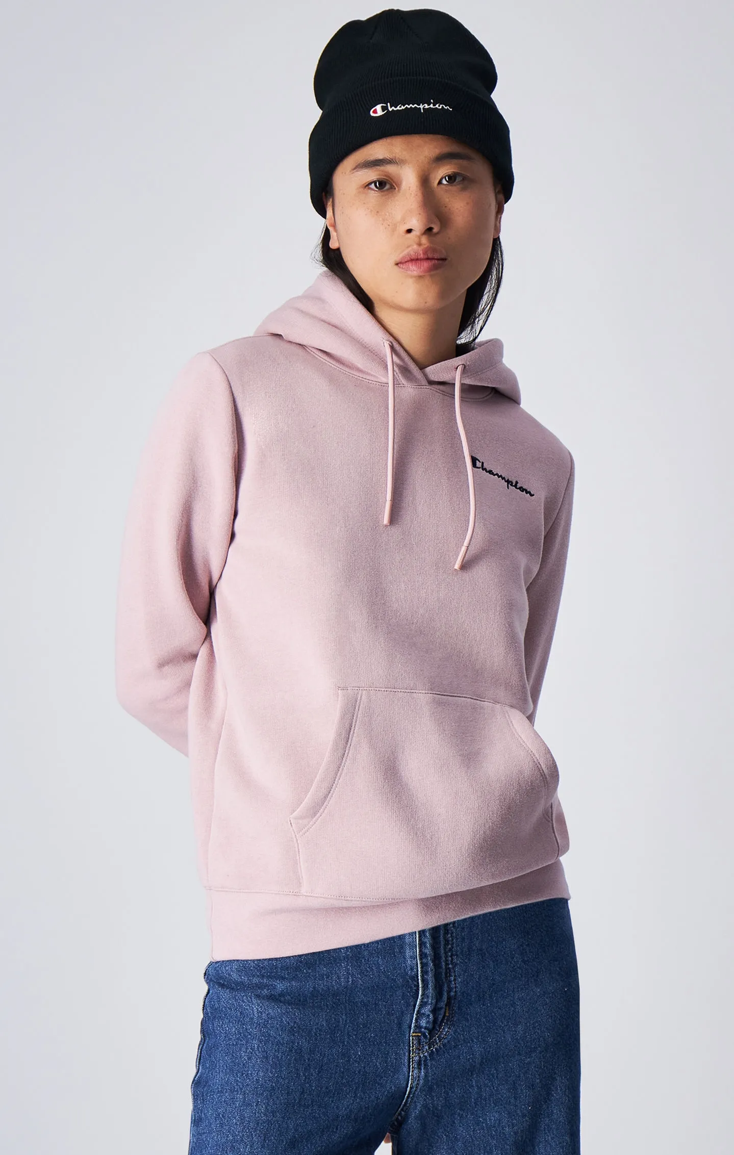 Hooded Sweatshirt with C Logo Patch | Champion France