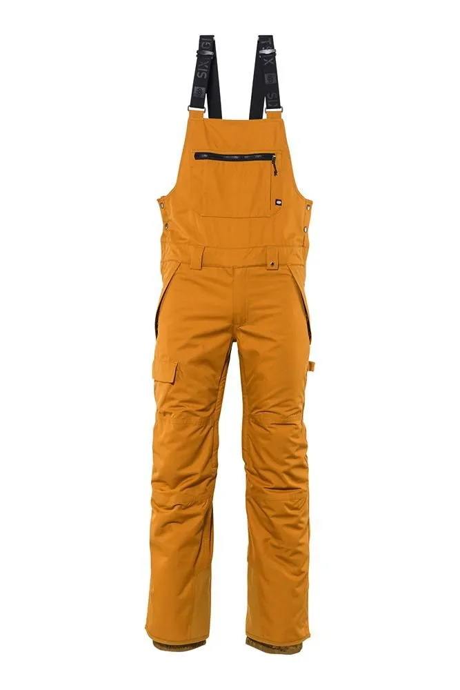 Hot Lap Insulated Bib Ski Pants - Brown
