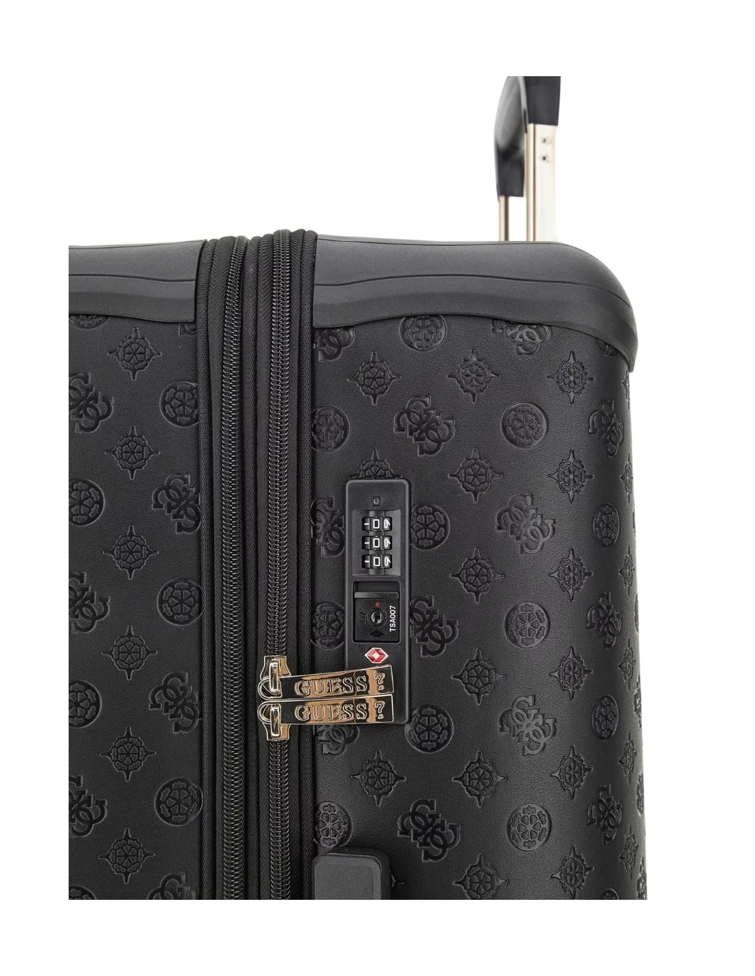 Large durable suitcase Guess Ref 62041 Black 70*45*33 cm