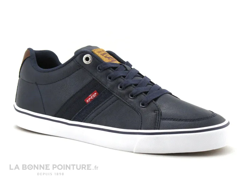 Levi's Men's Shoes Sale: Levis TURNER 229171 Navy Blue - Navy Blue Sneaker