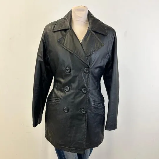 Manteau cuir femme, Complices girls, taille 42/M