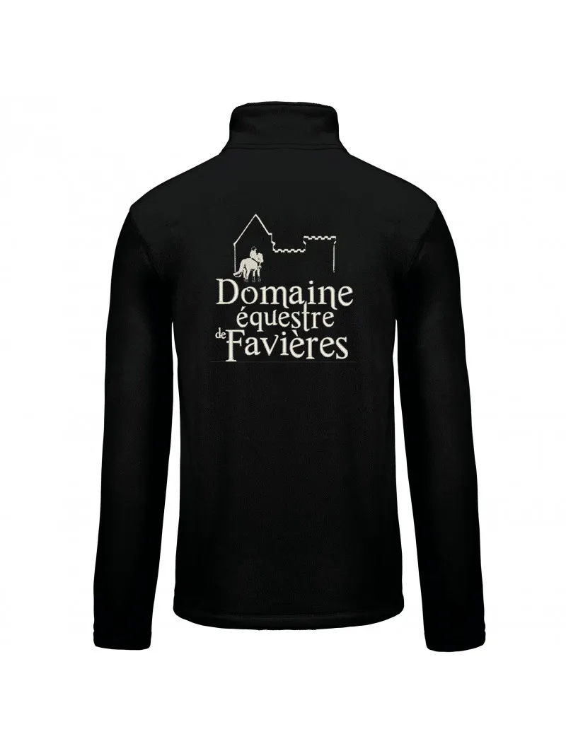 Men's Zippered Microfleece Jacket from Favières Equestrian Domain