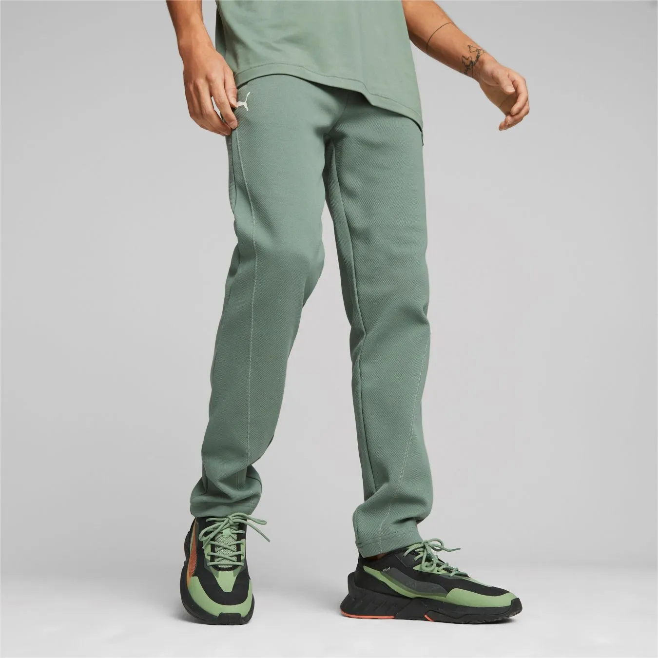 Mercedes AMG Puma Men's Green Pants