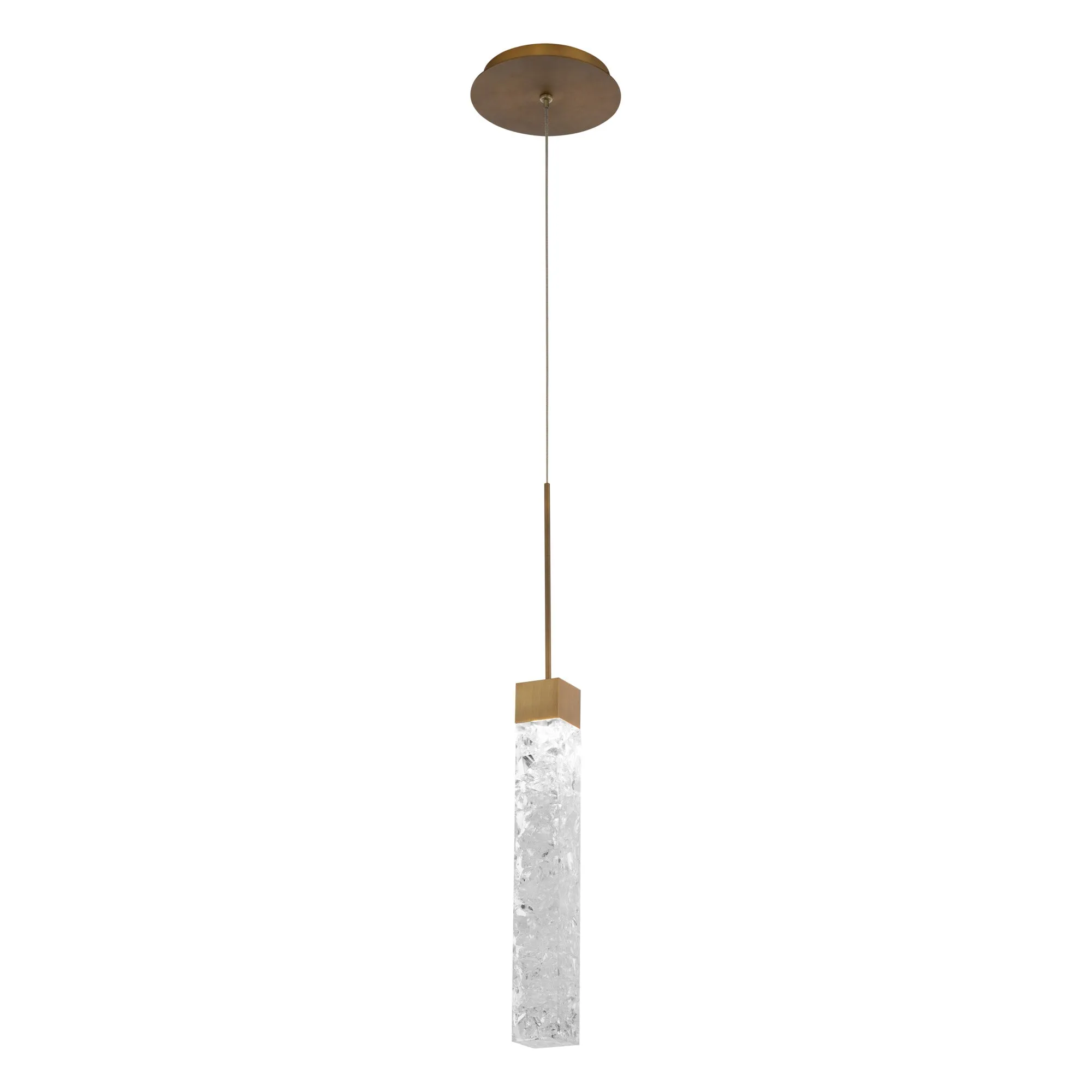 MINX Suspension simple Or DEL INTÉGRÉ - PD-78013-AB | MODERN-FORMS