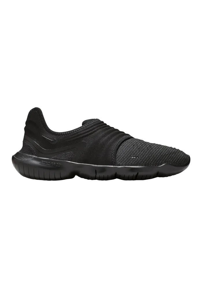 Nike Free RN Flyknit 3.0 Men's Running Shoes - Black/White
