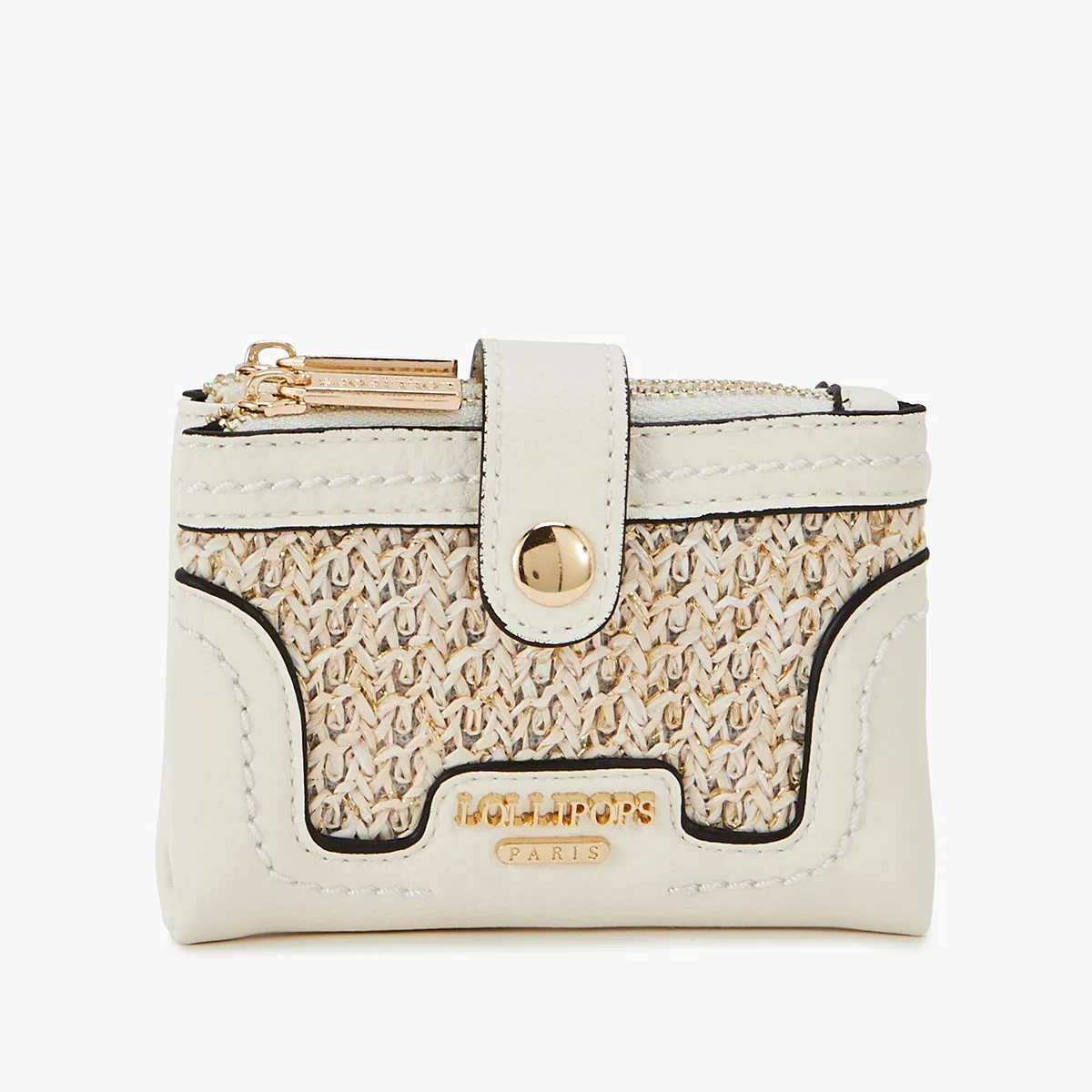 Petit portefeuille blanc Liberia