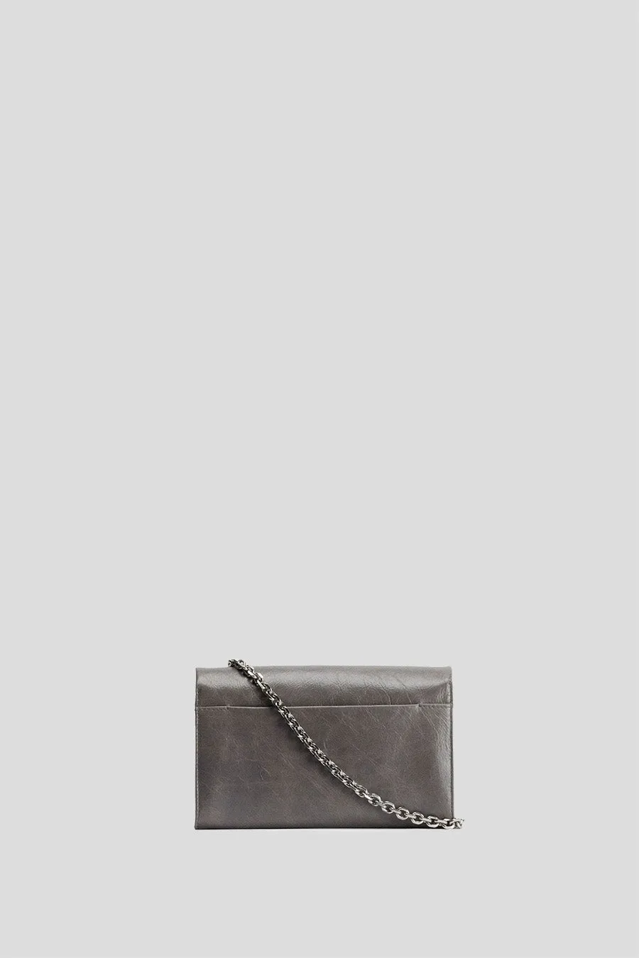 PORTEFEUILLE CHAINE VOULEZ VOUS GRIS MINRAL