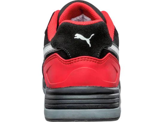 Puma Airtwist Black and Red S3 ESD HRO SRC Safety Sneakers