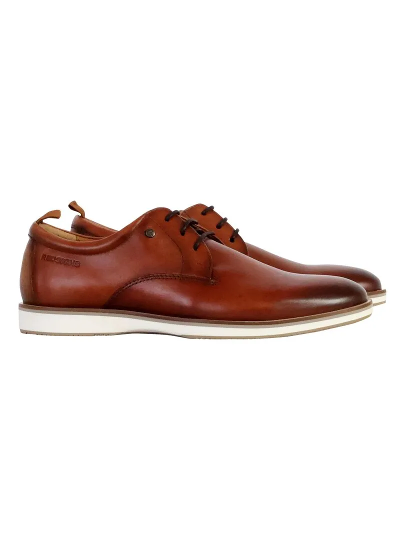 Redskins Parla Brown Leather Moccasin.
