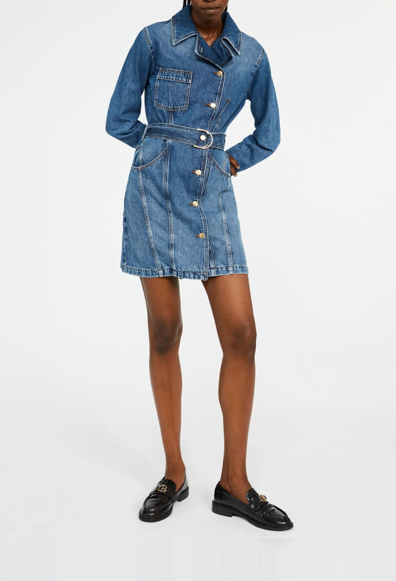 Blue Short Dress by Claudie FR