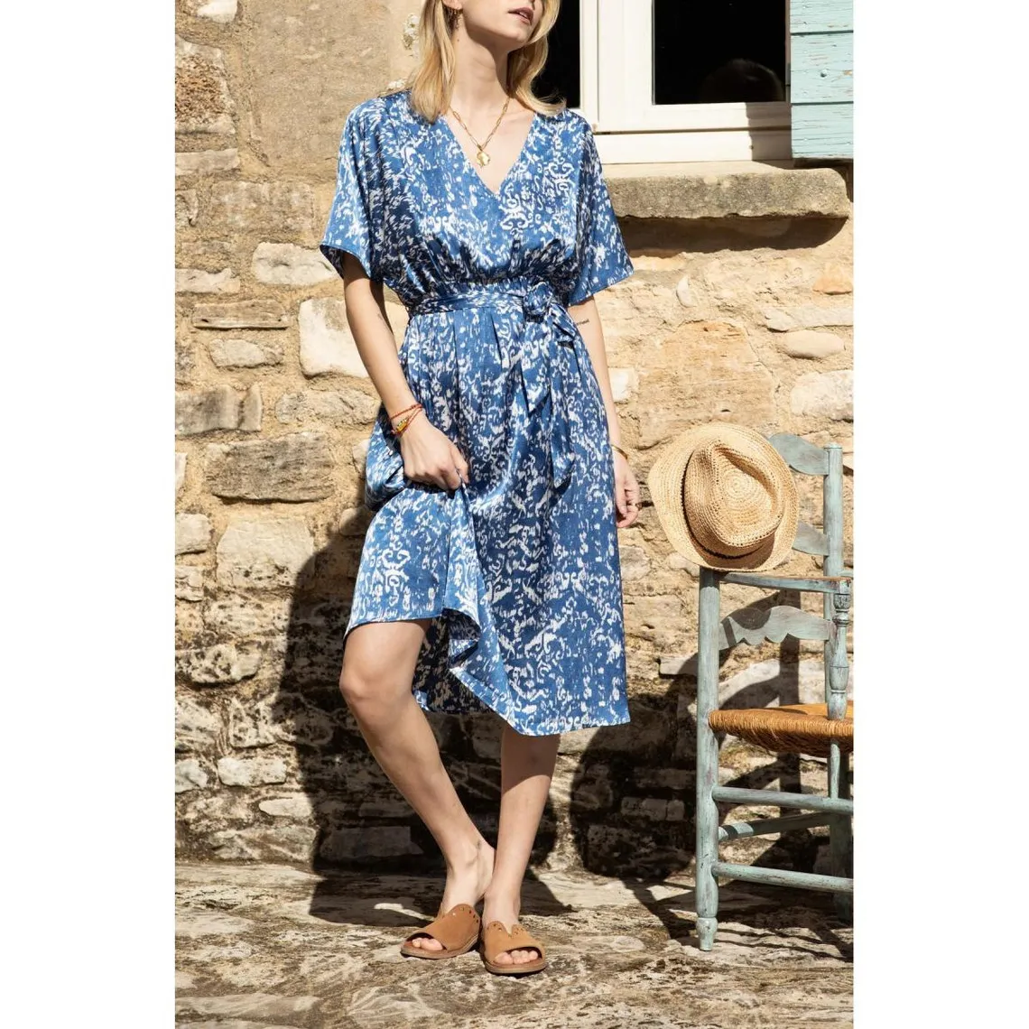 Robe LAZULI bleu | 3 Suisses