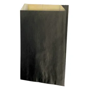 Sachet 'noir' kraft naturel 12cmx20cmx4,5cm par 250