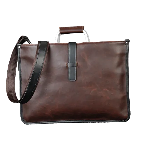 Sacoche Ordinateur Homme Marron