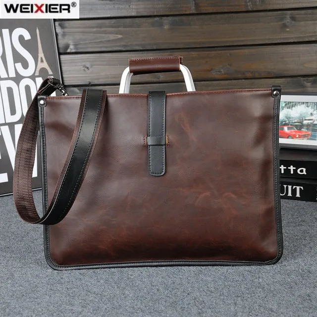 Sacoche Ordinateur Homme Marron