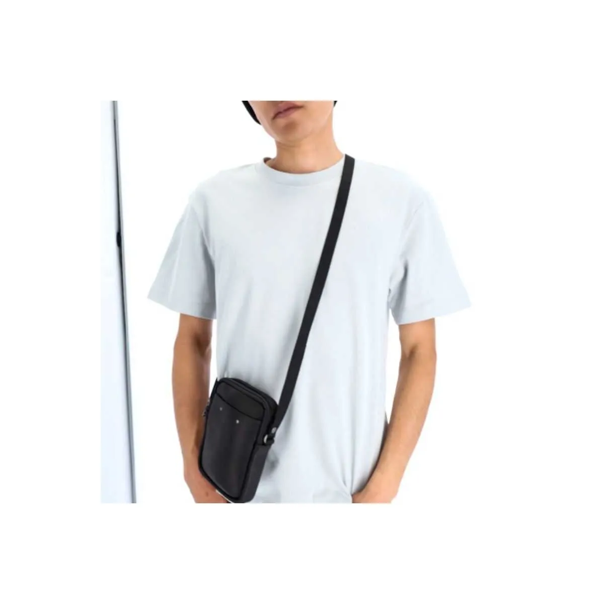 Sacoche pour homme en cuir Ateliers Fourès - pecari