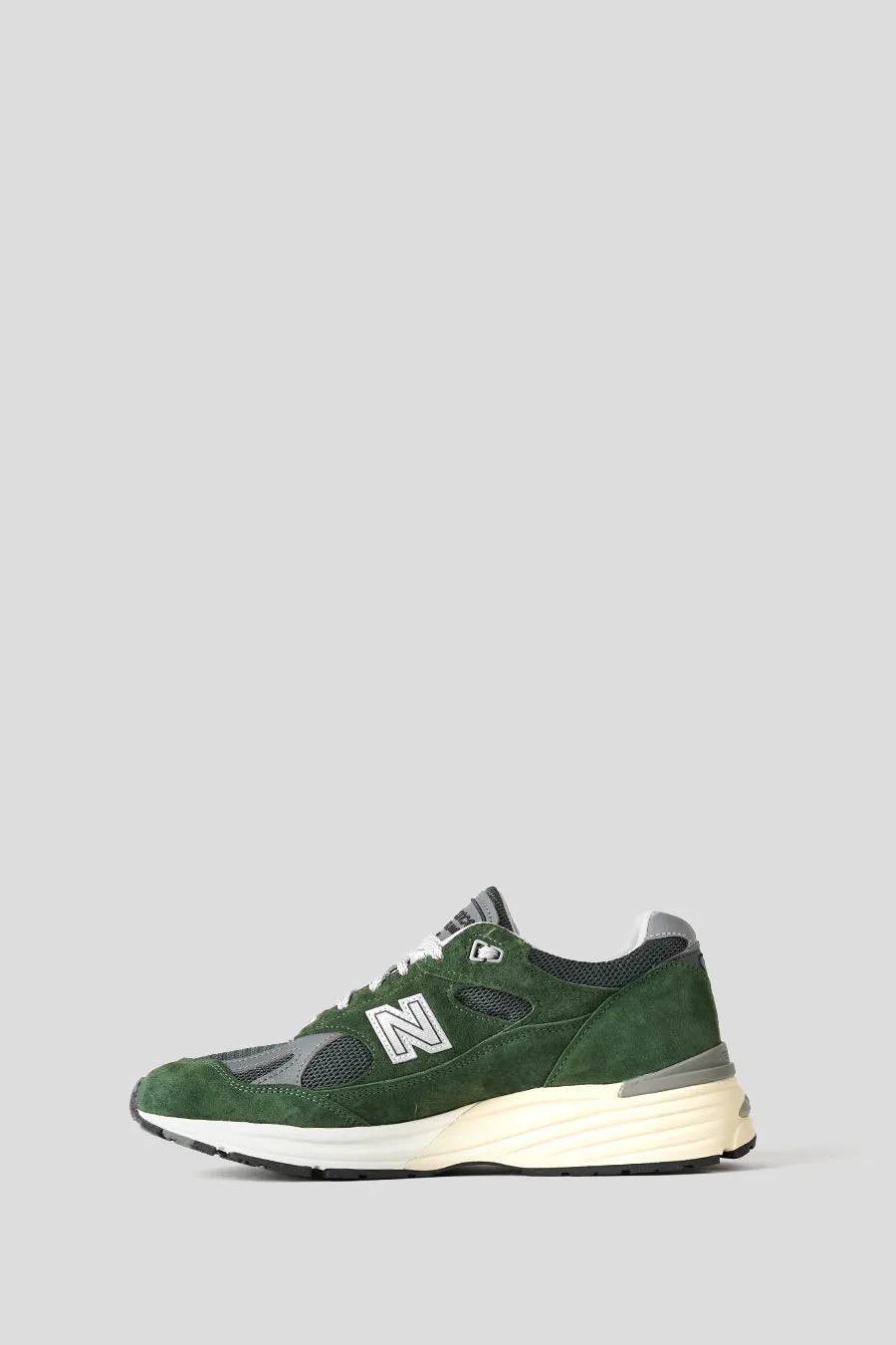SNEAKERS 991 MADE IN UK KOMBU GREEN ET BLACK FOREST
