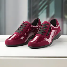 Sneakers Croco Bordeaux