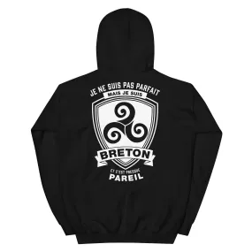 Sweat à capuche Je suis Breton Cadeau Humour et fierté
