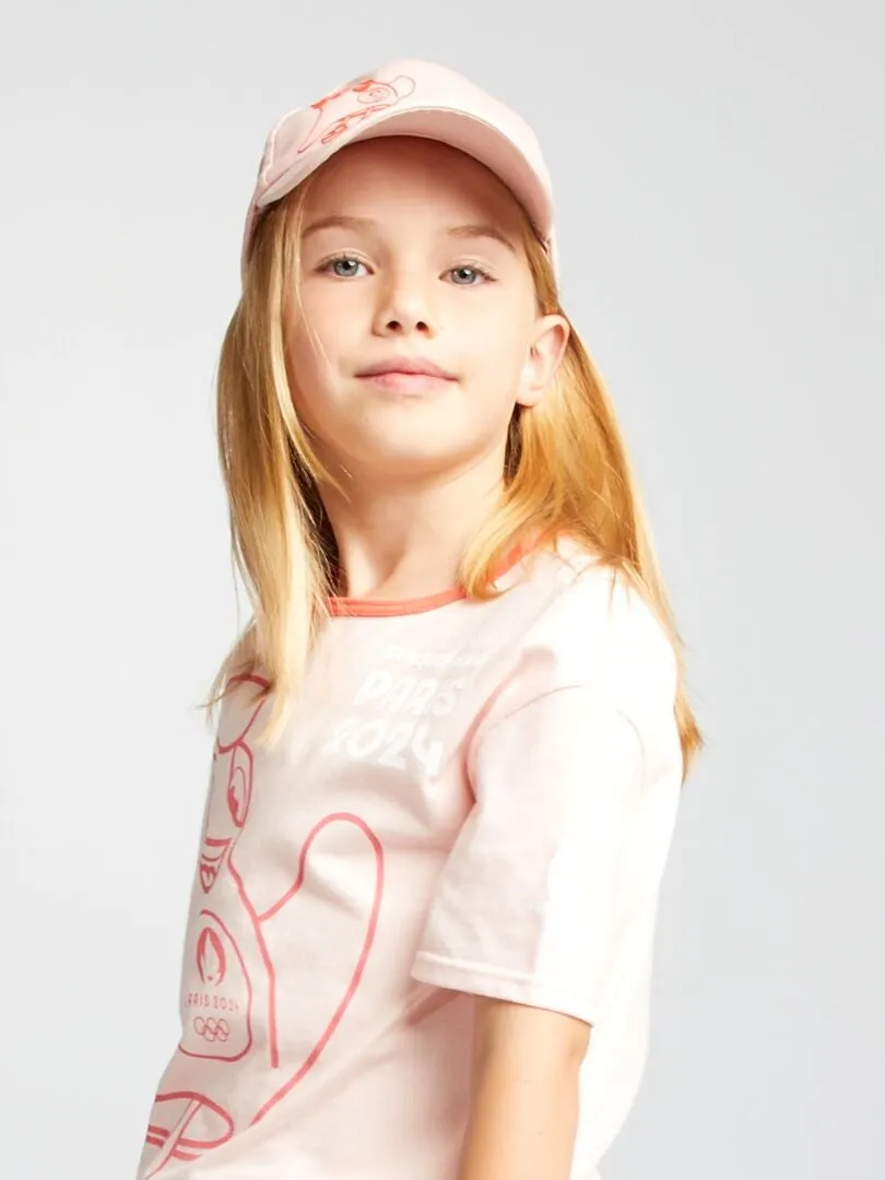 Paris 2024 Rose Jersey T-shirt