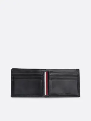 Tommy Hilfiger Casual Small Leather Wallet | Black