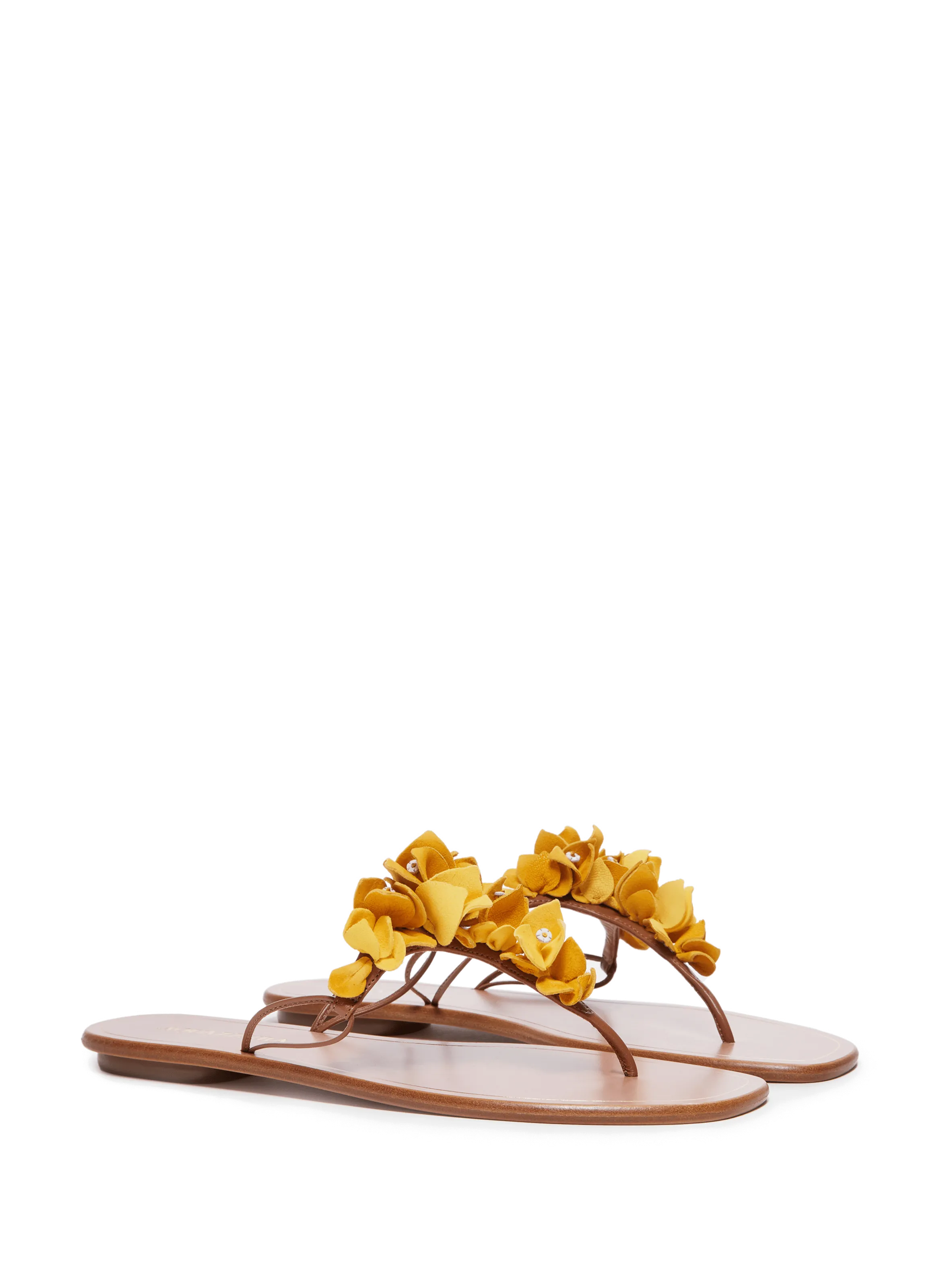 TONGS BOUGAINVILLEA EN CUIR - AQUAZZURA pour FEMME | Printemps