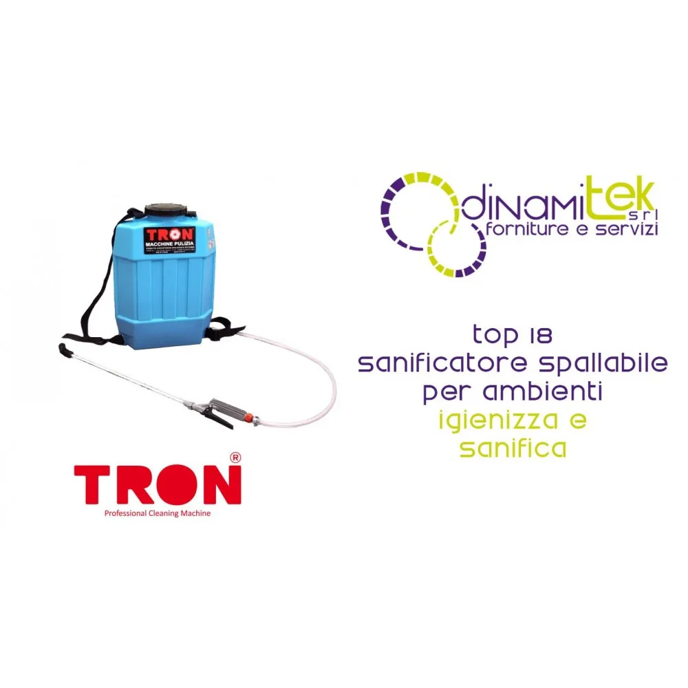 TOP 18 SANIFICATORE SPALLABILE BATTERIE-TRON