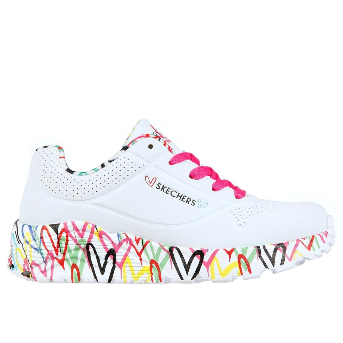 UNO LITE - LOVEY LUV blanc | Baskets enfant - 3 Suisses