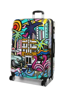 Valise Madisson Miami Beach 75 cm Violet  96820K/4Pr75  96820K/3Pr75