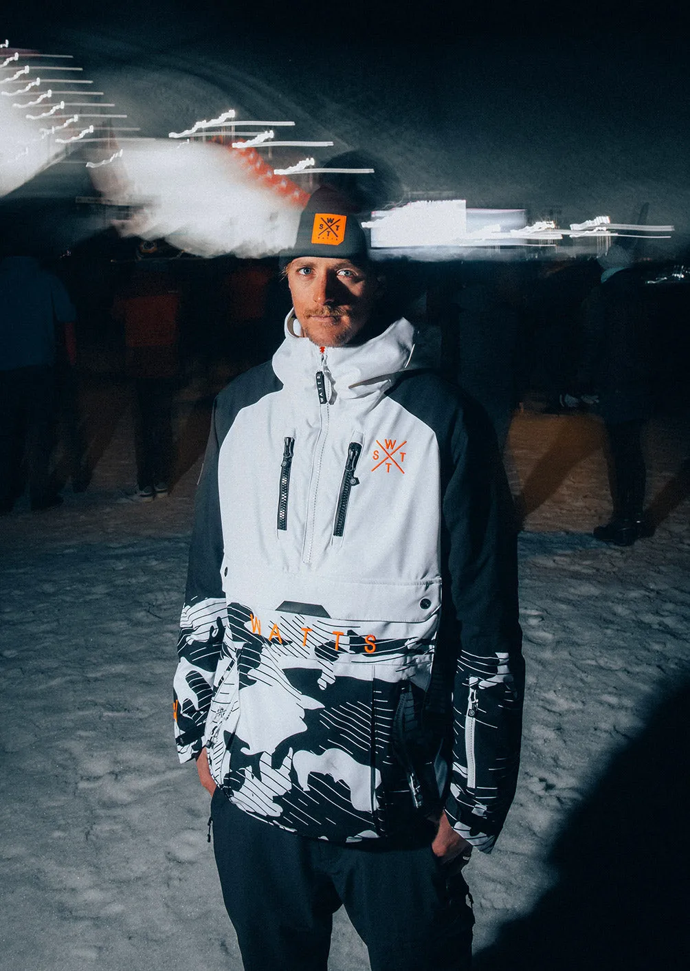 Veste de ski Jump - Camouflage Noir & Blanc